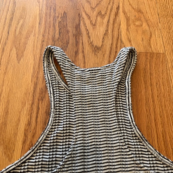 Express Black/White Striped Halter Top - Size S - Picture 8 of 12